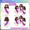 image:image100 Pcs Mini Jesus Figures in Bulk Christian Religious Jesus Figurines Gift Toys Sunday Prizes Little Christ Figurines Purple Party Decor to Hide Baptism Religious Easter Egg Stuffers Original Design