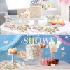 image:image240 Pieces Gender Reveal Confetti Baby Shower Heart Glitter Baby Clothes Confetti Party Table Decoration for Gender Reveal Party Table Wedding DecorPink Blue GoldPink  Blue  Gold