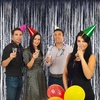 image:image3 Pack Metallic Tinsel Curtains 328 x 82Ft Foil Fringe Shimmer Curtain Door Window Decoration for Birthday Wedding Party Black