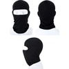 image:image6 Pieces Balaclava Face Cover Sun Protection Cover Breathable Long Neck Cover for Outdoor Activities Dark Blue Light Grey Black