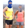 image:image6 Pieces Balaclava Face Cover Sun Protection Cover Breathable Long Neck Cover for Outdoor Activities Dark Blue Light Grey Black