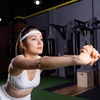 image:image9 Pieces Thick NonSlip Elastic Sport Headbands Elastic Silicone Grip Exercise Hair and Sweatbands for Yoga Assorted ColorsBlack  White
