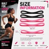 image:image9 Pieces Thick NonSlip Elastic Sport Headbands Elastic Silicone Grip Exercise Hair and Sweatbands for Yoga Assorted ColorsBlack Pink