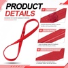 image:image9 Pieces Thick NonSlip Elastic Sport Headbands Elastic Silicone Grip Exercise Hair and Sweatbands for Yoga Assorted ColorsBrown Tones
