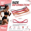 image:image9 Pieces Thick NonSlip Elastic Sport Headbands Elastic Silicone Grip Exercise Hair and Sweatbands for Yoga Assorted ColorsBrown Tones