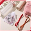 image:image9 Pieces Thick NonSlip Elastic Sport Headbands Elastic Silicone Grip Exercise Hair and Sweatbands for Yoga Assorted ColorsBrown Tones