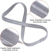 image:image9 Pieces Thick NonSlip Elastic Sport Headbands Elastic Silicone Grip Exercise Hair and Sweatbands for Yoga Black White Gray