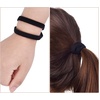 image:image9 Pieces Thick NonSlip Elastic Sport Headbands Elastic Silicone Grip Exercise Hair and Sweatbands for Yoga Black White Gray