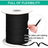 image:imageElastic Cord Beading Cord Thread Stretch Fabric Crafting String for DIY Face Covers Jewelry Making Supplies Black 012 Inch x 109 Yard