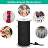 image:imageElastic Cord Beading Cord Thread Stretch Fabric Crafting String for DIY Face Covers Jewelry Making Supplies Black 025 Inch x 164 Yard