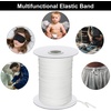 image:imageElastic Cord Beading Cord Thread Stretch Fabric Crafting String for DIY Face Covers Jewelry Making Supplies White 012 Inch x 109 Yard