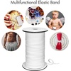 image:imageElastic Cord Beading Cord Thread Stretch Fabric Crafting String for DIY Face Covers Jewelry Making Supplies White 025 Inch x 109 Yard