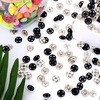 image:imageSumind 100 Sets Sewon Snap Buttons Metal Snap Fastener Press Button for Sewing Clothing Black and Silvery 10mm