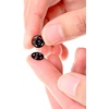 image:imageSumind 100 Sets Sewon Snap Buttons Metal Snap Fastener Press Button for Sewing Clothing Black and Silvery 10mm