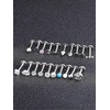 image:imageSumind 20 Pieces 16g Tragus Piercing Jewelry Body Nose Piercing Labret Bars Crystal Style Ball for Women Men20 StylesSilver AB Color 8 mm