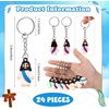 image:imageSumind 24 Pcs Jesus Figurine Christian Keychain Religious Keychain Bulk Classic Christian Rings for ChristWhite Skin ClassicMulticolorMulticolor