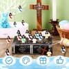 image:imageSumind 24 Pcs Jesus Figurine Christian Keychain Religious Keychain Bulk Classic Christian Rings for ChristWhite Skin ClassicMulticolorMulticolor