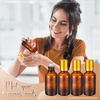 image:imageSumind 24 Sets Clear 30ml Roller Glass Bottle Essential Oil with Stainless Steel Refillable Sample Container Brown Empty Roller Bottle Applicator with Funnel Sticker for TravelGold