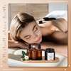 image:imageSumind 24 Sets Clear 30ml Roller Glass Bottle Essential Oil with Stainless Steel Refillable Sample Container Brown Empty Roller Bottle Applicator with Funnel Sticker for TravelAmber