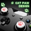 image:imageSumind 28 Pieces Cat Thumb Grips Caps Replacement Cat Claw Joystick Cap Silicone Cat Analog Stick Cover Compatible with PS5 PS4 PS3 PS2 Xbox 360 Xbox One Controllers