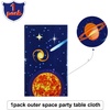 image:imageSumind 3 Pieces Space Tablecloth Decorations Plastic Outer Solar System Table Cover Planet Design for Kids Space Theme Birthday Party Decorations and Supplies for Birthday Home 54 x 108 Inch1