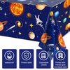 image:imageSumind 3 Pieces Space Tablecloth Decorations Plastic Outer Solar System Table Cover Planet Design for Kids Space Theme Birthday Party Decorations and Supplies for Birthday Home 54 x 108 Inch3