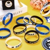 image:imageSumind 36 Pieces Class of 2026 Silicone Bracelets Silicone Graduation Bracelets Congrats Grad Celebrating Wristbands for Teacher Students Gift College University Graduation Party SuppliesRed BlackBlue  Black