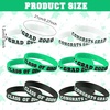 image:imageSumind 36 Pieces Class of 2026 Silicone Bracelets Silicone Graduation Bracelets Congrats Grad Celebrating Wristbands for Teacher Students Gift College University Graduation Party SuppliesRed BlackGreen