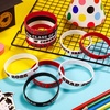 image:imageSumind 36 Pieces Class of 2026 Silicone Bracelets Silicone Graduation Bracelets Congrats Grad Celebrating Wristbands for Teacher Students Gift College University Graduation Party SuppliesRed BlackRed  Black