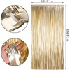 image:imageSumind 4 Packs Metallic Tinsel Foil Curtains Backdrop Door Fringe Curtains Photo Booth Backdrops for Christmas New Year Wedding Graduation Birthday Disco Party Favor DecorationsMatt Light Gold