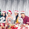 image:imageSumind 4 Packs Metallic Tinsel Foil Curtains Backdrop Door Fringe Curtains Photo Booth Backdrops for Christmas New Year Wedding Graduation Birthday Disco Party Favor DecorationsMatt Silver