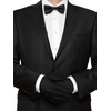 image:imageSumind 4 Pairs black Gloves for Men spandex Cotton Gloves Dress Costume for Formal Tuxedo Guard ParadeBlack