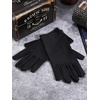 image:imageSumind 4 Pairs black Gloves for Men spandex Cotton Gloves Dress Costume for Formal Tuxedo Guard ParadeBlack