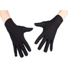 image:imageSumind 4 Pairs black Gloves for Men spandex Cotton Gloves Dress Costume for Formal Tuxedo Guard ParadeBlack