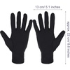 image:imageSumind 4 Pairs black Gloves for Men spandex Cotton Gloves Dress Costume for Formal Tuxedo Guard ParadeBlack