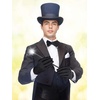 image:imageSumind 4 Pairs black Gloves for Men spandex Cotton Gloves Dress Costume for Formal Tuxedo Guard ParadeBlack