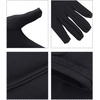 image:imageSumind 4 Pairs black Gloves for Men spandex Cotton Gloves Dress Costume for Formal Tuxedo Guard ParadeBlack