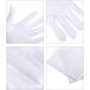 image:imageSumind 4 Pairs black Gloves for Men spandex Cotton Gloves Dress Costume for Formal Tuxedo Guard ParadeWhite  Black