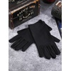 image:imageSumind 4 Pairs black Gloves for Men spandex Cotton Gloves Dress Costume for Formal Tuxedo Guard ParadeWhite  Black
