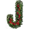 image:imageSumind 4 Pieces 12 Inch Christmas Candy Cane Shaped Wire Wreath Frame Dark Green Metal Flower Wreath Frames Making Rings for Christmas DIY New Year Valentines Party Decoration