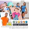 image:imageSumind 4 Pieces Thick NonSlip Elastic Sport Headbands Elastic Silicone Grip Exercise Hair and Sweatbands for YogaBlack  Pink  White  Gray