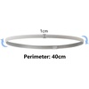 image:imageSumind 4 Pieces Thick NonSlip Elastic Sport Headbands Football Hair Headbands for Women and Men White Gray