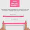 image:imageSumind 4 Pieces Thick NonSlip Elastic Sport Men Thin Headbands Football Hair Headbands for WomenFluorescent Green  Rose Red  Green  Royal Blue