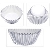 image:imageSumind 400 Pieces Foil Metallic Cupcake Case Liners Muffin Paper Baking Cups Silver
