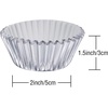 image:imageSumind 400 Pieces Foil Metallic Cupcake Case Liners Muffin Paper Baking Cups Silver