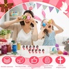 image:imageSumind 50 Pcs Little Jesus Figures Easter Mini Pocket Jesus Figurines Bulk Original Design for Easter Egg Stuffers Hide Seek Religious Party Favors Sunday School Baptism GiftsComprehensive ColorsRose Red