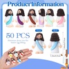 image:imageSumind 50 Pcs Little Jesus Figures Easter Mini Pocket Jesus Figurines Bulk Original Design for Easter Egg Stuffers Hide Seek Religious Party Favors Sunday School Baptism GiftsComprehensive ColorsComprehensive Colors