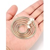 image:imageSumind 6 Pairs Clip on Hoop Earrings Hoop Gold Earrings Non Piercing Earrings Set for Women 6 Sizes