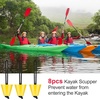 image:imageSumind 8 Pieces 157 Inch Universal Kayak Scupper Plug Kit Silicone Scupper Plugs Drain Holes Stopper Bung with Lanyard for Sit on Top Kayak AccessoriesYellow
