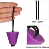 image:imageSumind 8 Pieces 157 Inch Universal Kayak Scupper Plug Kit Silicone Scupper Plugs Drain Holes Stopper Bung with Lanyard for Sit on Top Kayak AccessoriesPurple